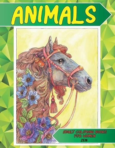 Adult Coloring Books for Women Zen - Animals