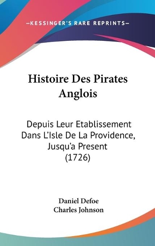 Histoire Des Pirates Anglois