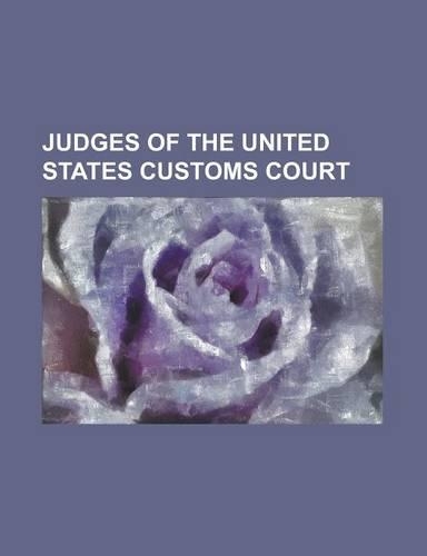 Judges of the United States Customs Court