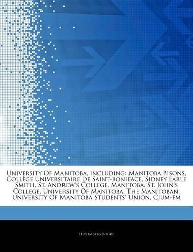 Articles on University of Manitoba, Including