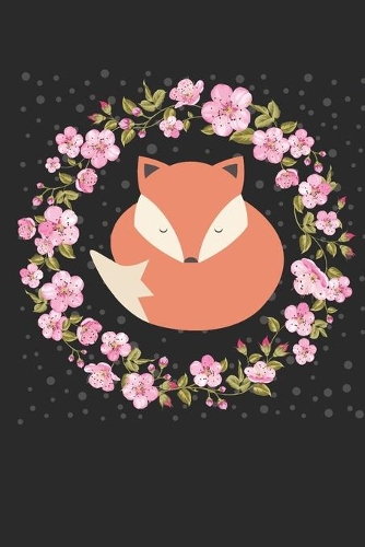 Cherry Blossom Fox Journal: 4x4 Animal Design Fox