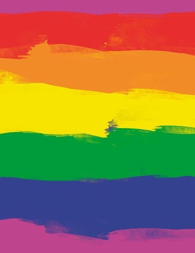 Rainbow College Ruled Notebook: 8.5 x 11 Journal 110 Pages