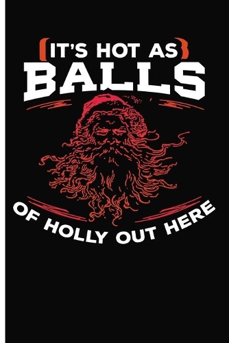 Balls of Holly Lined Christmas Notebook