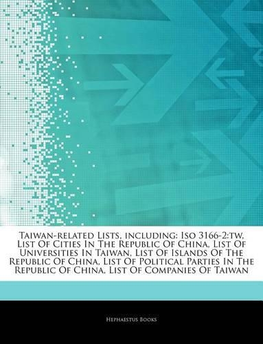 Articles on Taiwan-Related Lists, Including