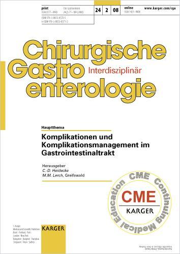 Komplikationen und Komplikationsmanagement im Gastrointestinaltrakt