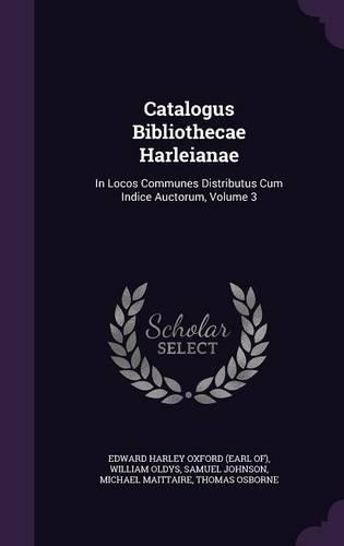 Catalogus Bibliothecae Harleianae