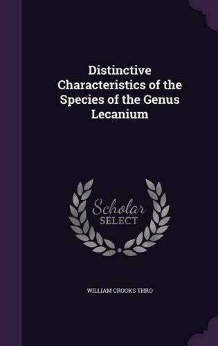 Distinctive Characteristics of the Species of the Genus Lecanium: (English)