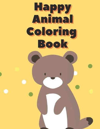 happy animal coloring book