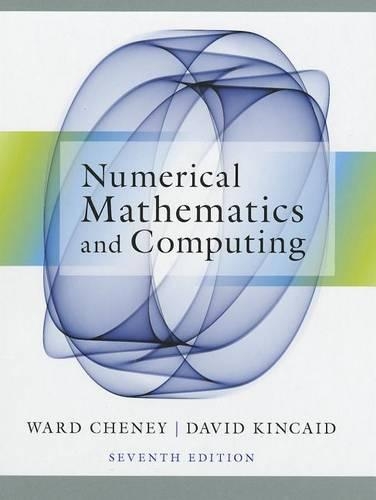 Numerical Mathematics and Computing