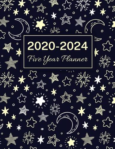 2020-2024 Five Year Planner: Starry Sky, 60 Months Calendar, 5 Year Monthly Appointment Notebook, Agenda Schedule Organizer Logbook With Holidays and Inspirational Quotes