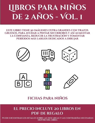 Fichas para niños (Libros para niños de 2 años - Vol. 1)