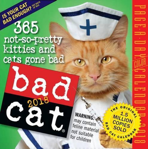 Bad Cat Page-A-Day Calendar 2018
