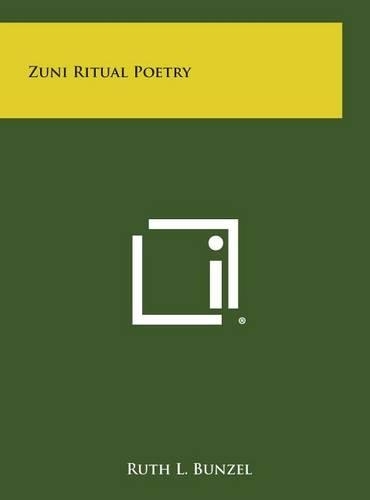 Zuni Ritual Poetry