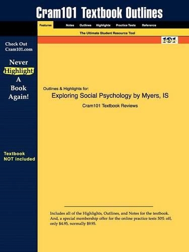 Studyguide for Exploring Social Psychology by Myers, ISBN 9780073228877