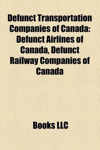 Defunct Transportation Companies of Canada