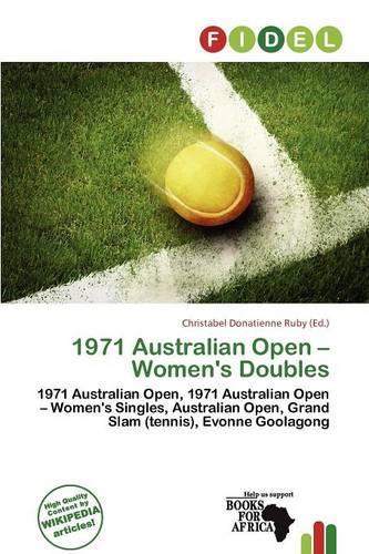 1971 Australian Open - Women's Doubles