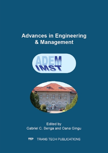 Advances in Engineering & Management: (Volume 13 Advanced Engineering Forum)