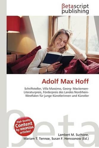 Adolf Max Hoff: (German)