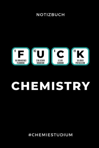 Notizbuch Chemistry #chemiestudium