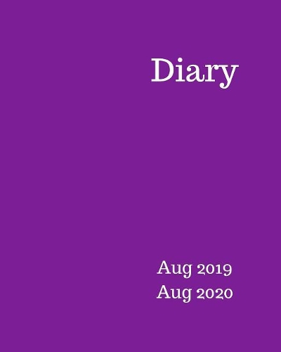 Diary Aug 2019-Aug 2020