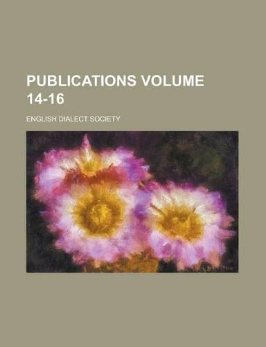 Publications Volume 14-16: (English)
