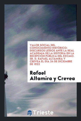 Valor Social del Conocimiento Historico
