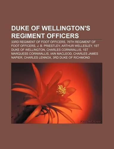 Duke of Wellington's Regiment Officers