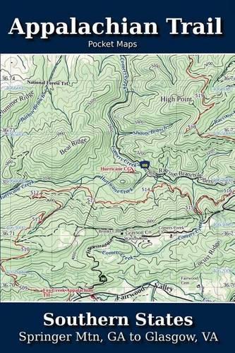 Appalachian Trail Pocket Maps - Southern States: (Appalachian Trail Pocket Maps)
