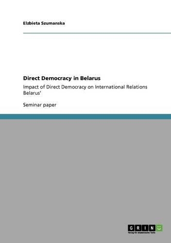 Direct Democracy in Belarus