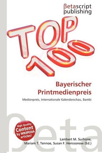 Bayerischer Printmedienpreis