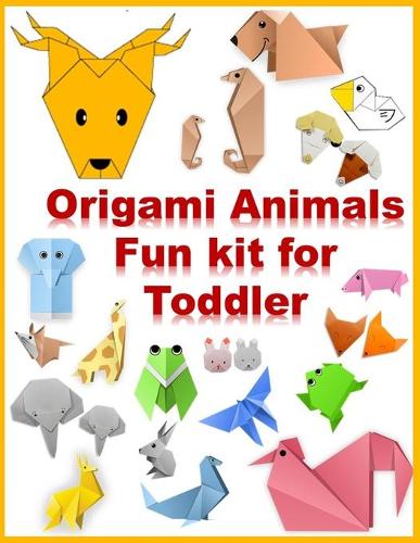 origami animals fun kit for toddler: Make a Complete Zoo of Origami Animals!: Kit with Origami Book, 120 Projects, 120 Origami Papers, 120 Stickers & Fold-Out Zoo Map