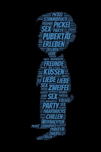 Pubertät: Notizbuch - Deine Jungend, deine Erlebnisse. Schreibe alles auf uns freue dich im Alter darüber - A5 Notizblock 120 Seiten, weiß mit Eckrahmen - Not