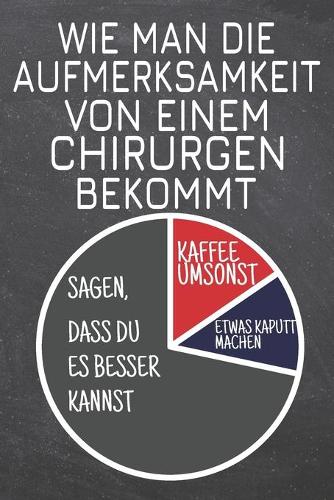 Wie man die Aufmerksamkeit von einem Chirurgen bekommt: Chirurg Punktraster Notizbuch, Notizheft oder Schreibheft - 110 Seiten - Büro Equipment & Zubehör - Lustiges Geschenk zu Weihnachten oder Geburtstag