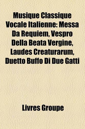 Musique Classique Vocale Italienne