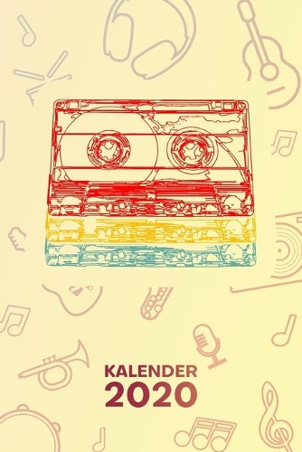 Kalender 2020: A5 Party Terminplaner für 80er Kinder mit DATUM - 52 Kalenderwochen für Termine & To-Do Listen - Ich liebe die 90er Terminkalender Retro Kassette Ja