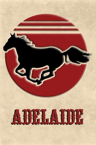 Wild Horse Lined Notebook: Adelaide: College Ruled Composition Book Diary Lined Journal