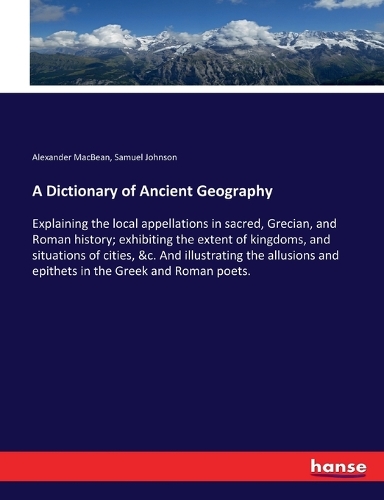 A Dictionary of Ancient Geography