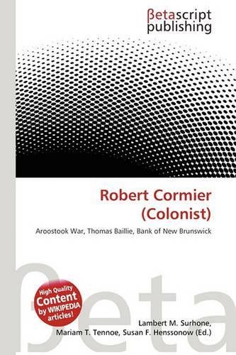 Robert Cormier (Colonist)