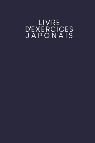 Livre d'exercices japonais