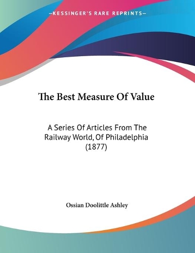 The Best Measure Of Value