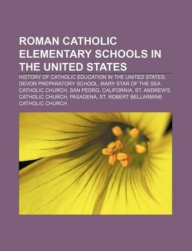 Roman Catholic Elementary Schools in the United States