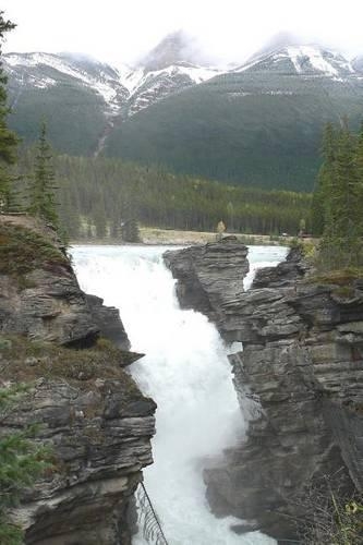 Athabasca Falls in Jasper National Park, Alberta, Canada