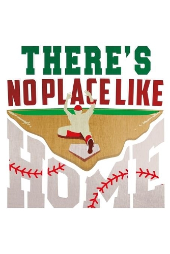 There's no place like home - Baseball Homebase: 6x9 120 pages quad ruled - Your personal Diary