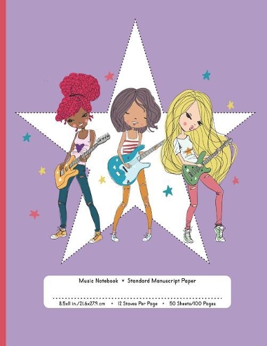 Music Notebook Standard Manuscript Paper