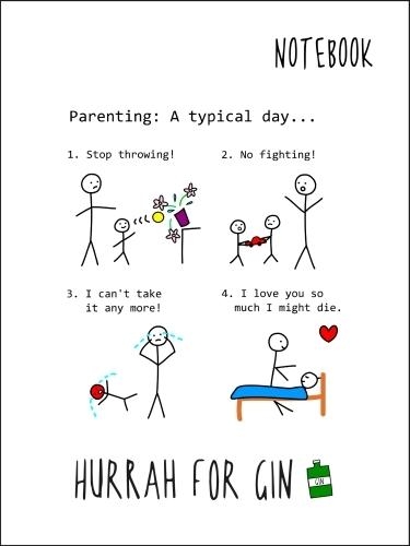 Hurrah For Gin: Small Paperback Notebook