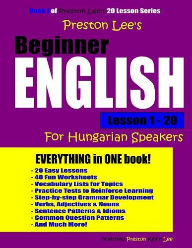 Preston Lee's Beginner English Lesson 1 - 20 For Hungarian Speakers