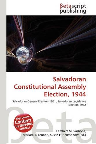 Salvadoran Constitutional Assembly Election, 1944: (English)