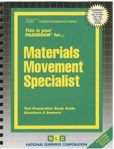 Materials Movement Specialist: Passbooks Study Guide