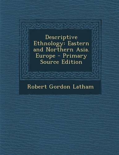 Descriptive Ethnology