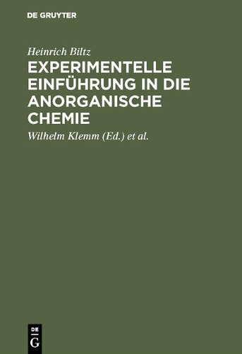 Experimentelle Einführung in die anorganische Chemie: (German)